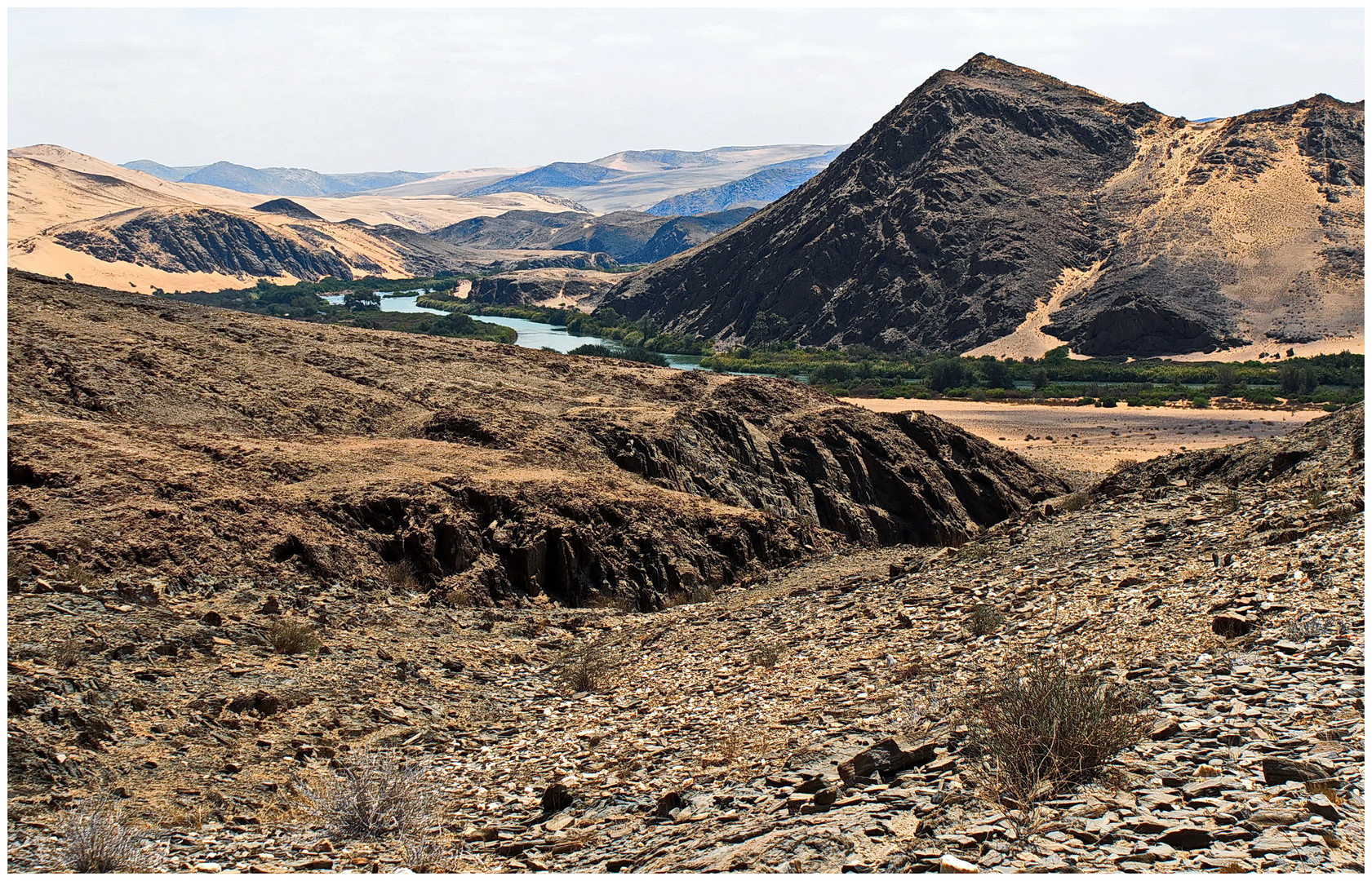 Kunene - Grenzfluß zwischen Namibia und Angola