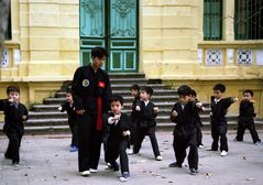 Kung Fu Klasse in Hanoi