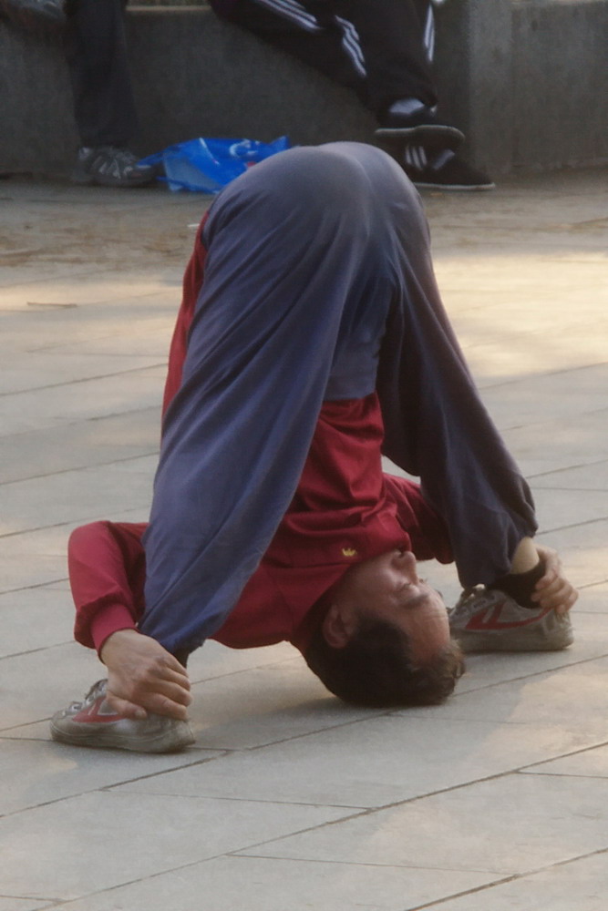 Kung Fu Training am Westsee in Hangzhou/China