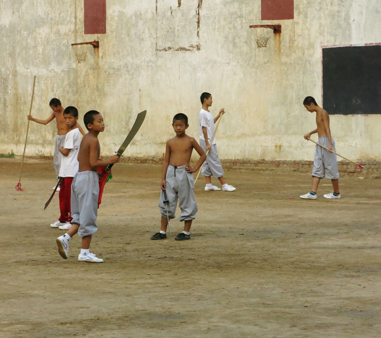 Kung Fu Training in Dengfeng