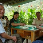 Kunminger Rentner beim Mahjong-Spielen