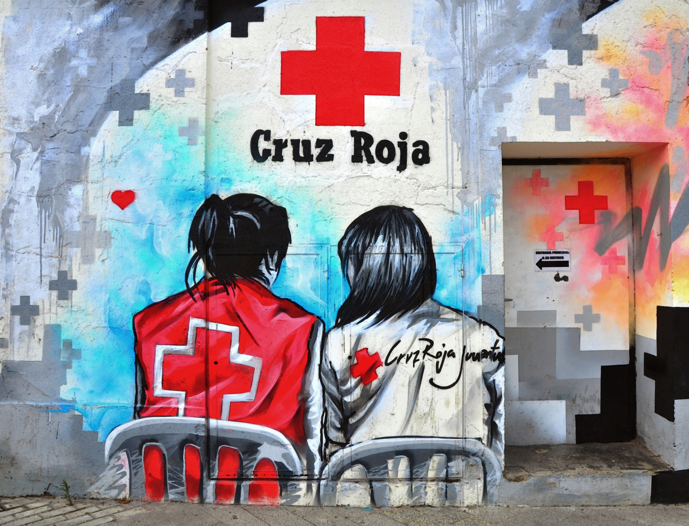Kunst am Haus 2 / Cruz Roja