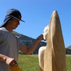 Kunst an der Schuatsch-Hütte / Südtirol