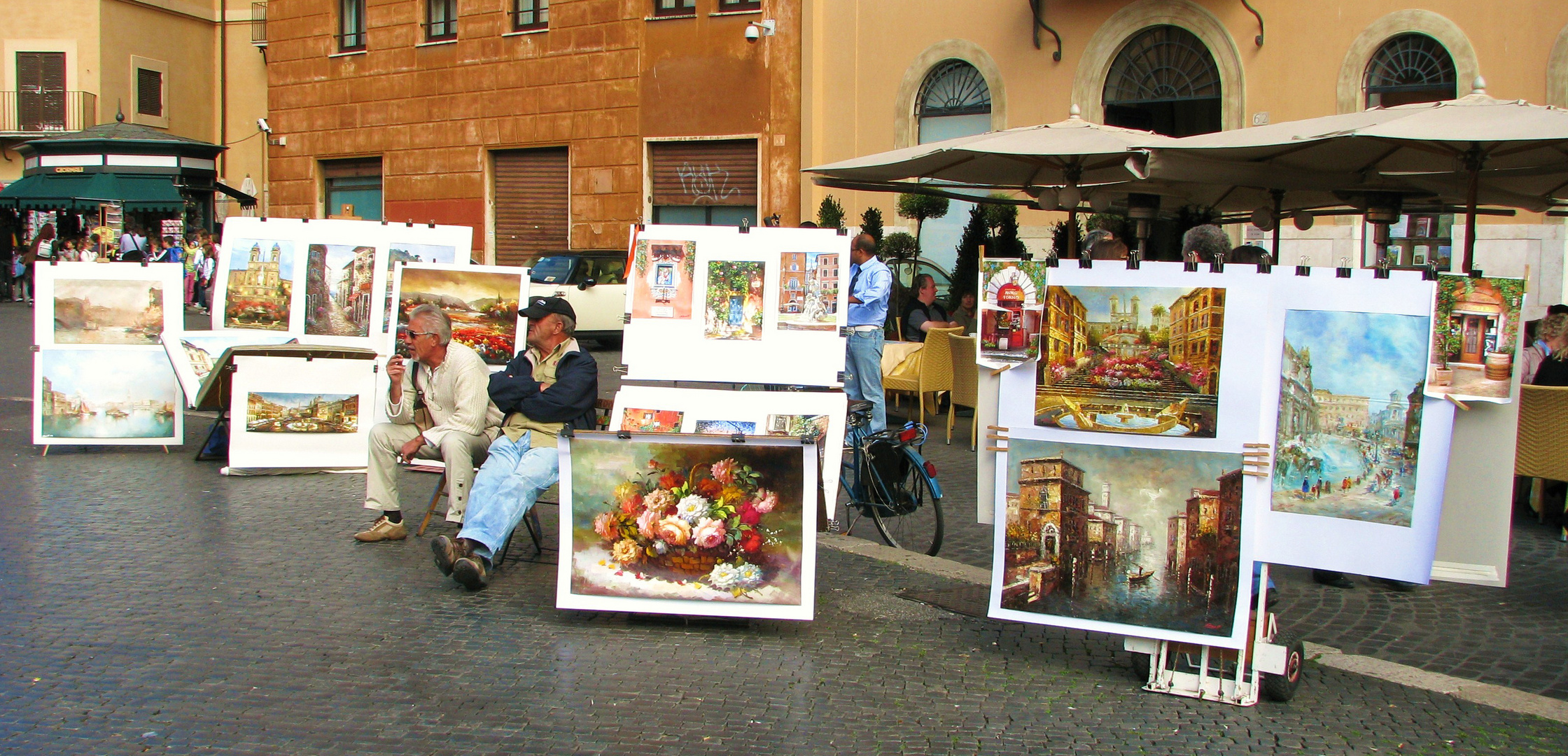 Kunst auf auf dem Piazza Navonna