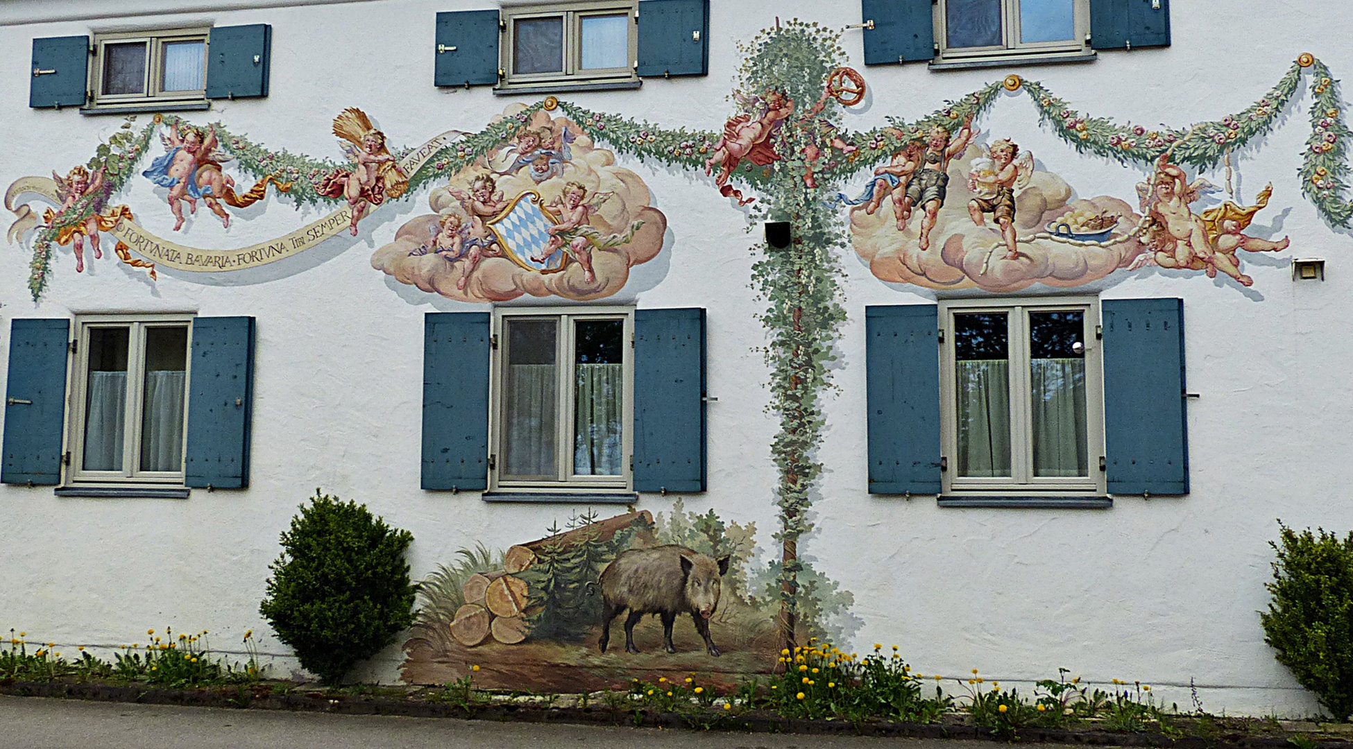 Kunst auf der Hauswand