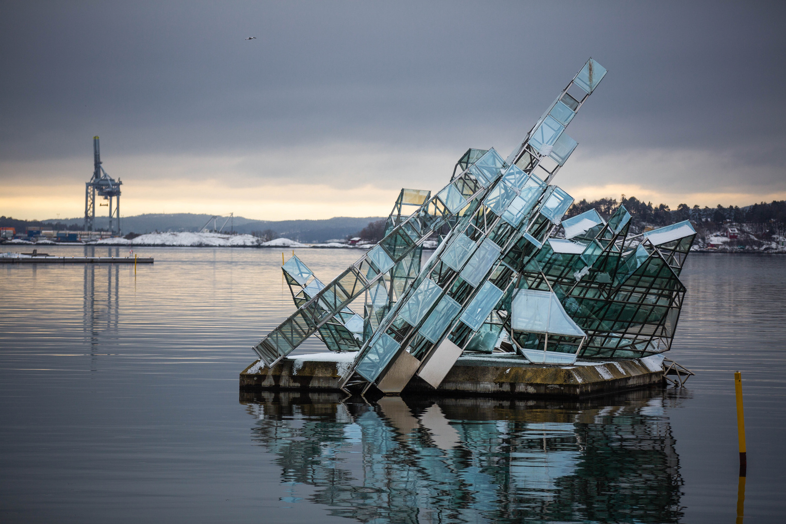 Kunst im Fjord