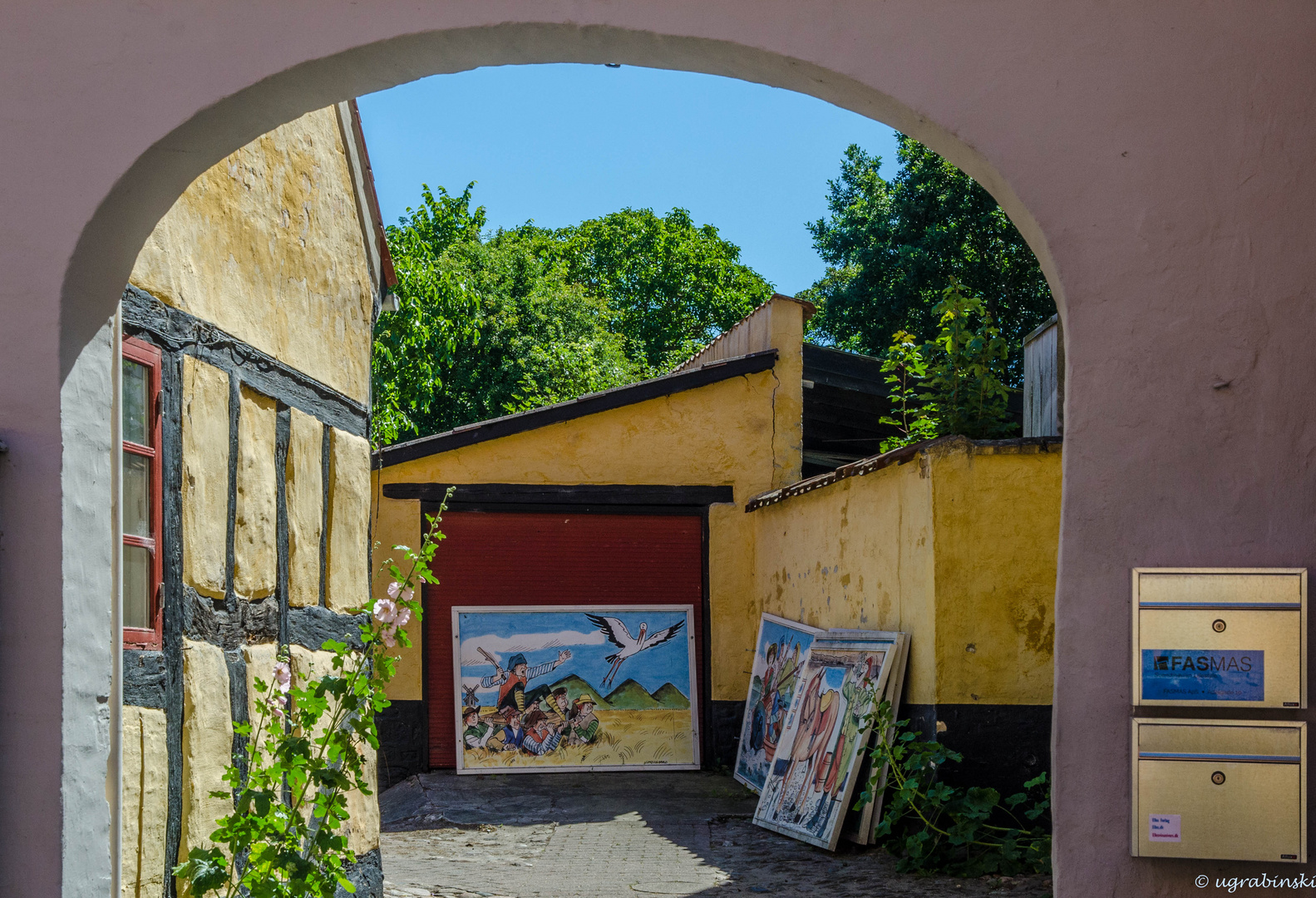 Kunst im Hinterhof