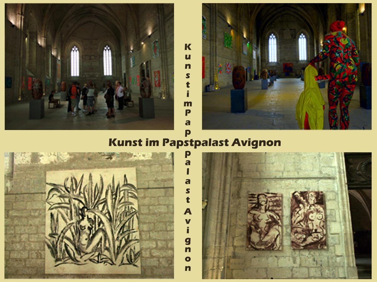 Kunst im Papstpalast avignon