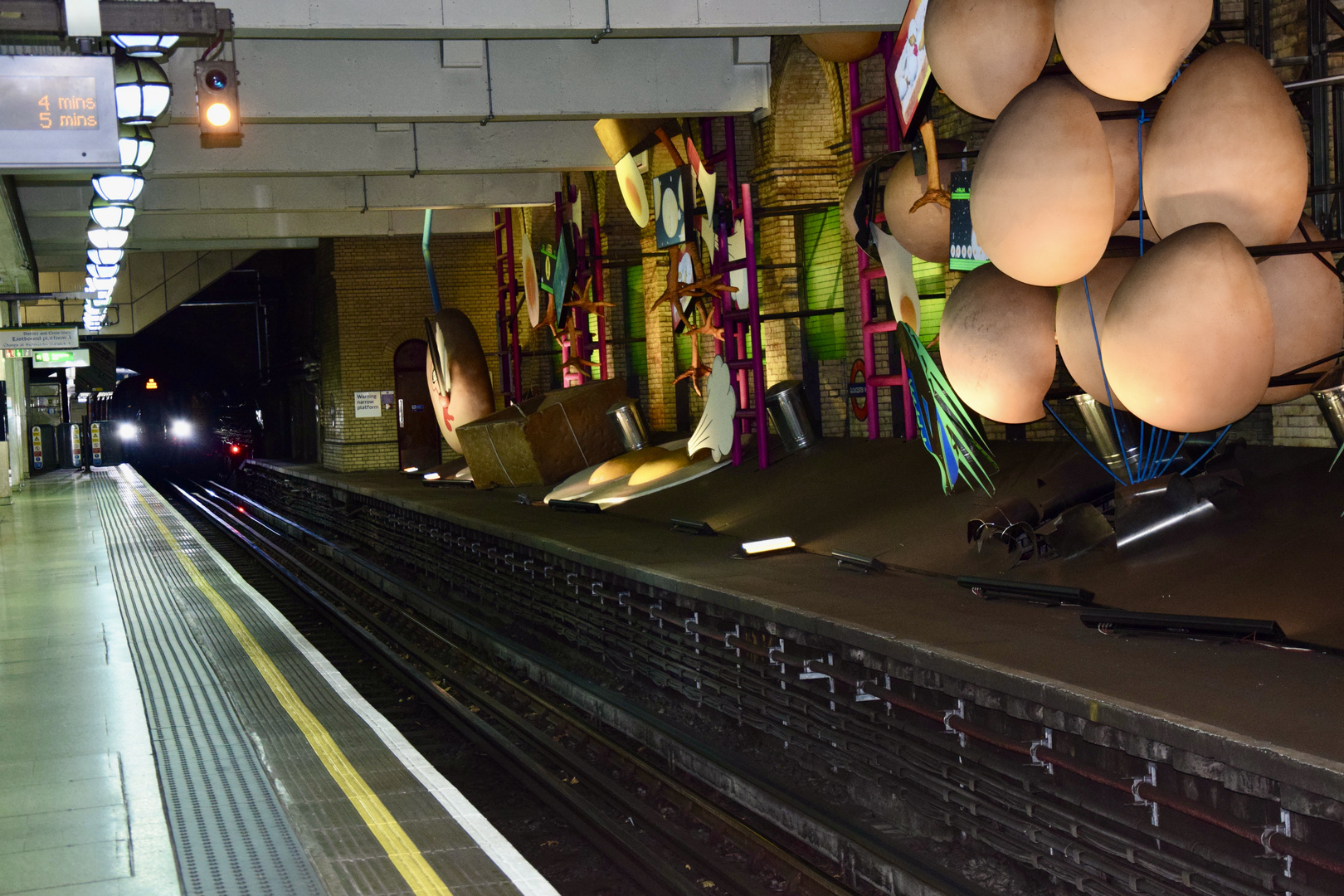 Kunst in der U-Bahn