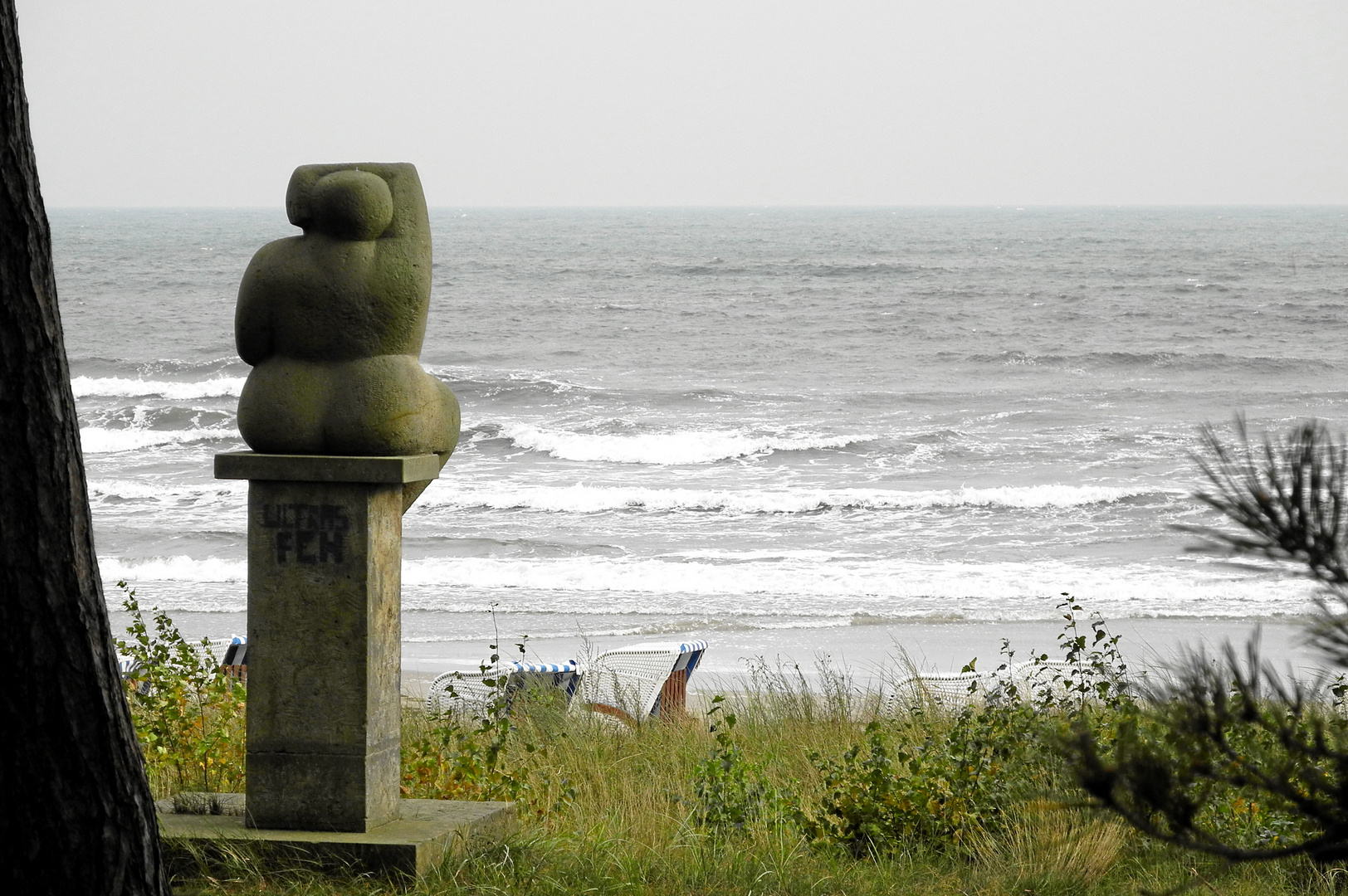 Kunst in Natur am Strand in BINZ