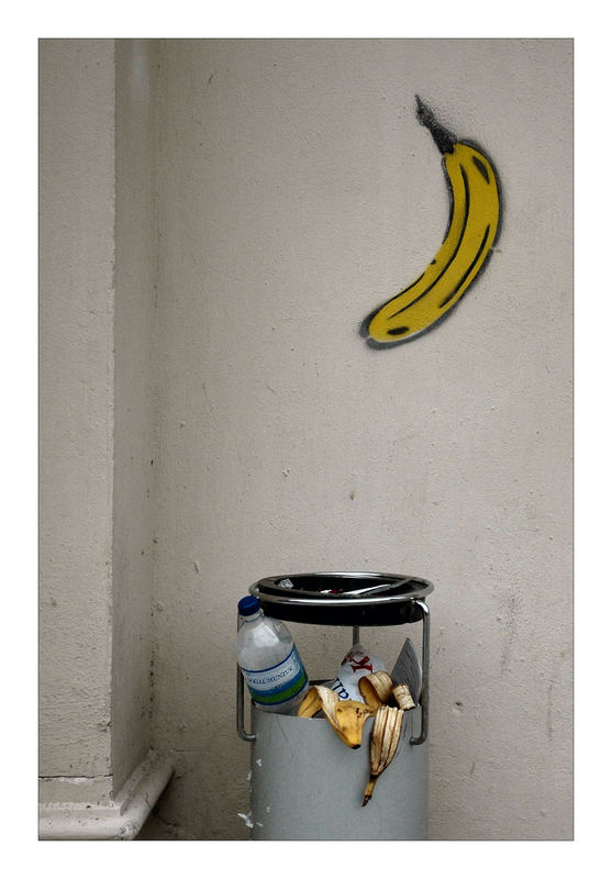 KUNST MÜLL BANANEN