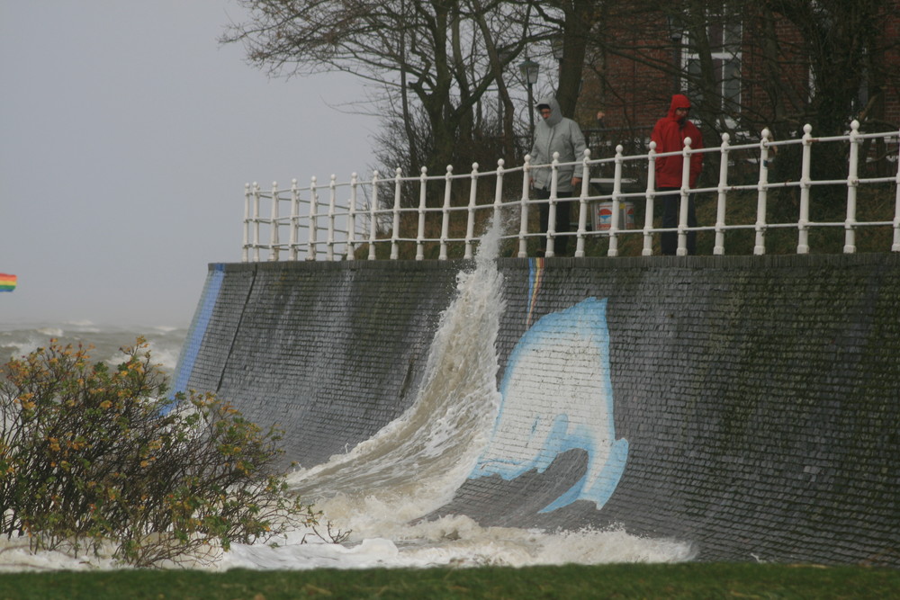 Kunst- oder Orkan in Dangast