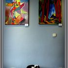 Kunst und Katze