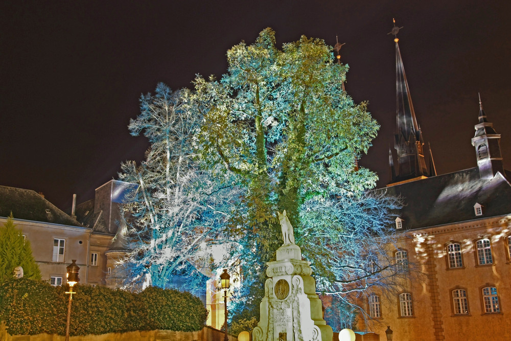 Kunst und Licht in der Stadt Luxemburg