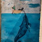 Kunst: Wale im Hafen von Dingwall.         DSC_6820