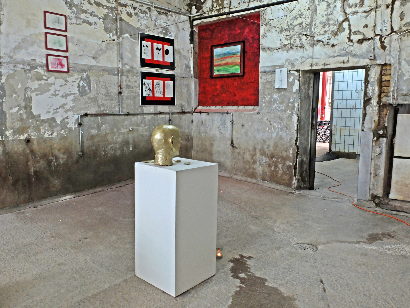 Kunstausstellung im alten Schlachthaus