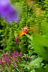 Kunstbesuch im Garten