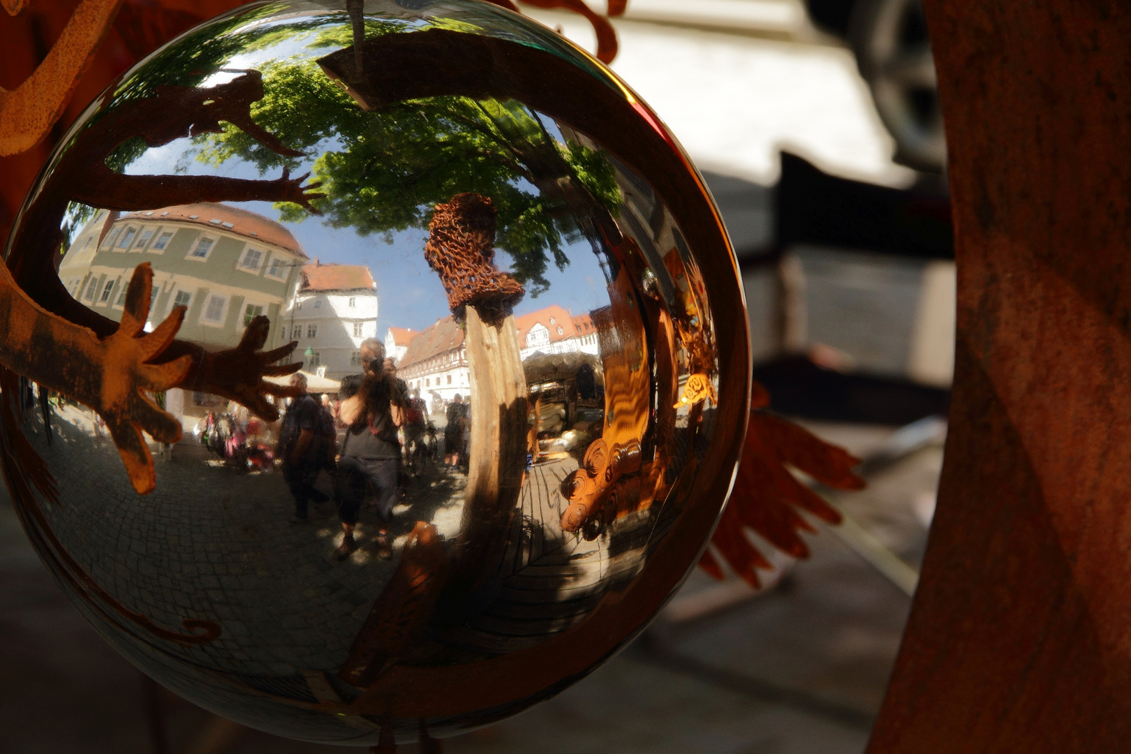 "Kunsthandwerkermarkt-Selfie"