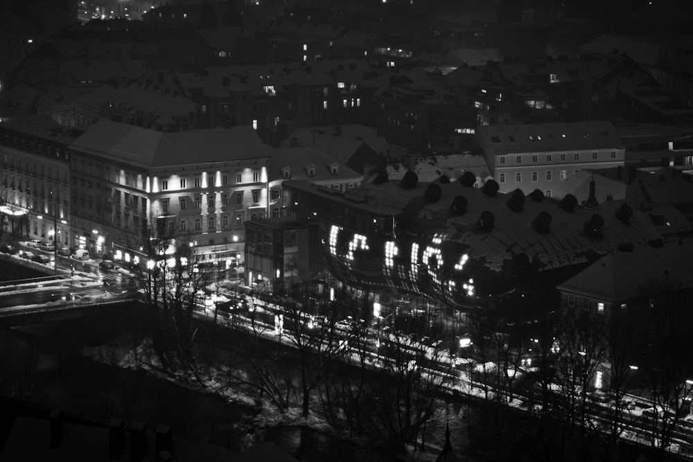 Kunsthaus im Winter