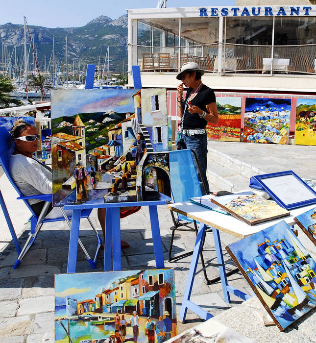 Kunstmaler in Calvi