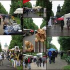 Kunstmarkt im Regen