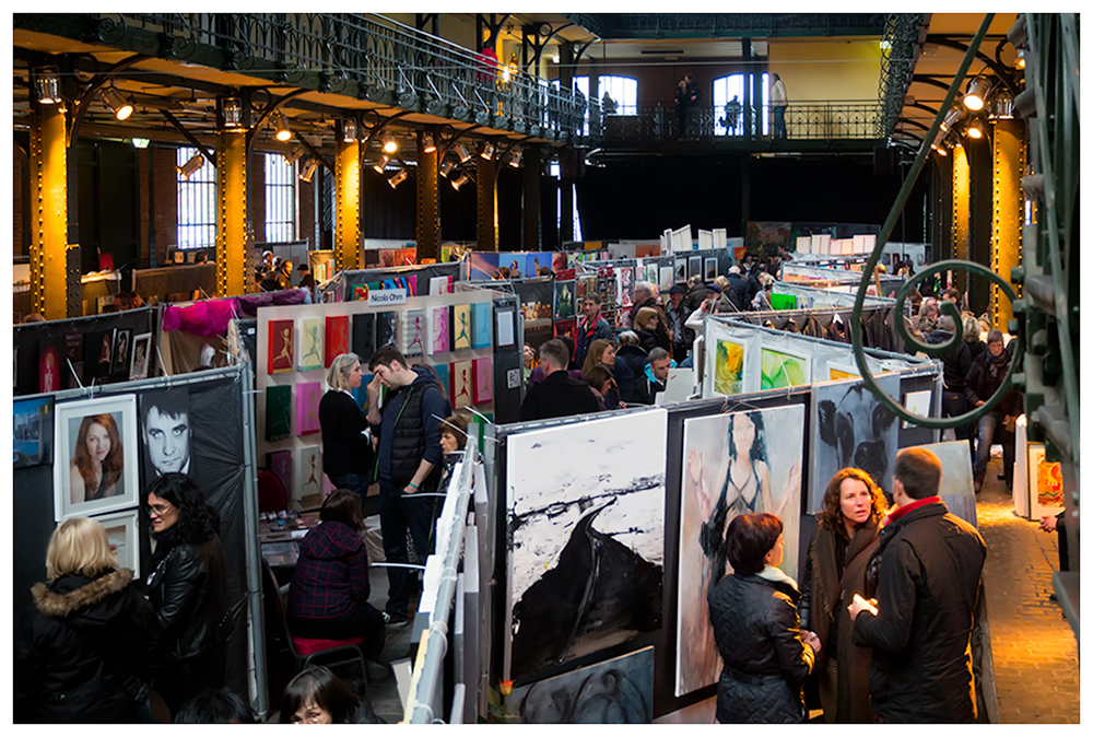 Kunstmarkt in der Fischauktionshalle