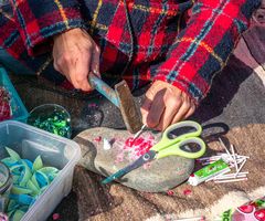 Kunstprojekt gegen Plastikflut im Meer