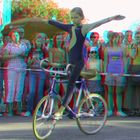 Kunstradfahren (3D-Foto Nr.02)