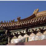 Kunstvoll verzierte Dachkonstruktion (Ming-Gräber)