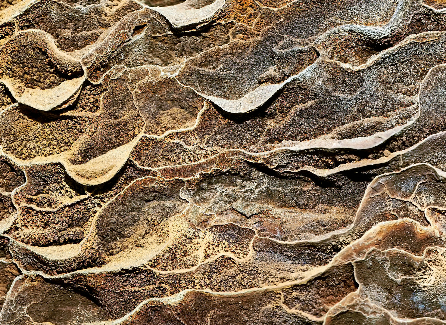 Kunstvolle Strukturen auf Felsen in den Bergen. - Oeuvre artistique sur roc!