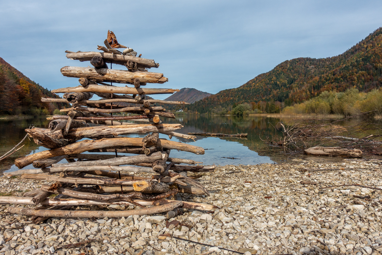 Kunstwerk am See ...