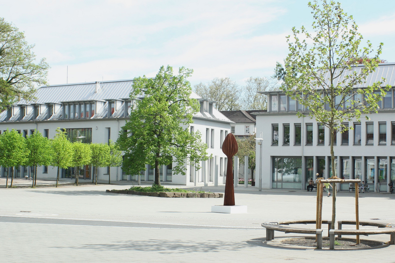 Kunstwerk auf dem Lahrer Rathausplatz