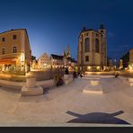  Kunstwerk "Dani Karavan" am Neupfarrplatz in Regensburg in 360° 