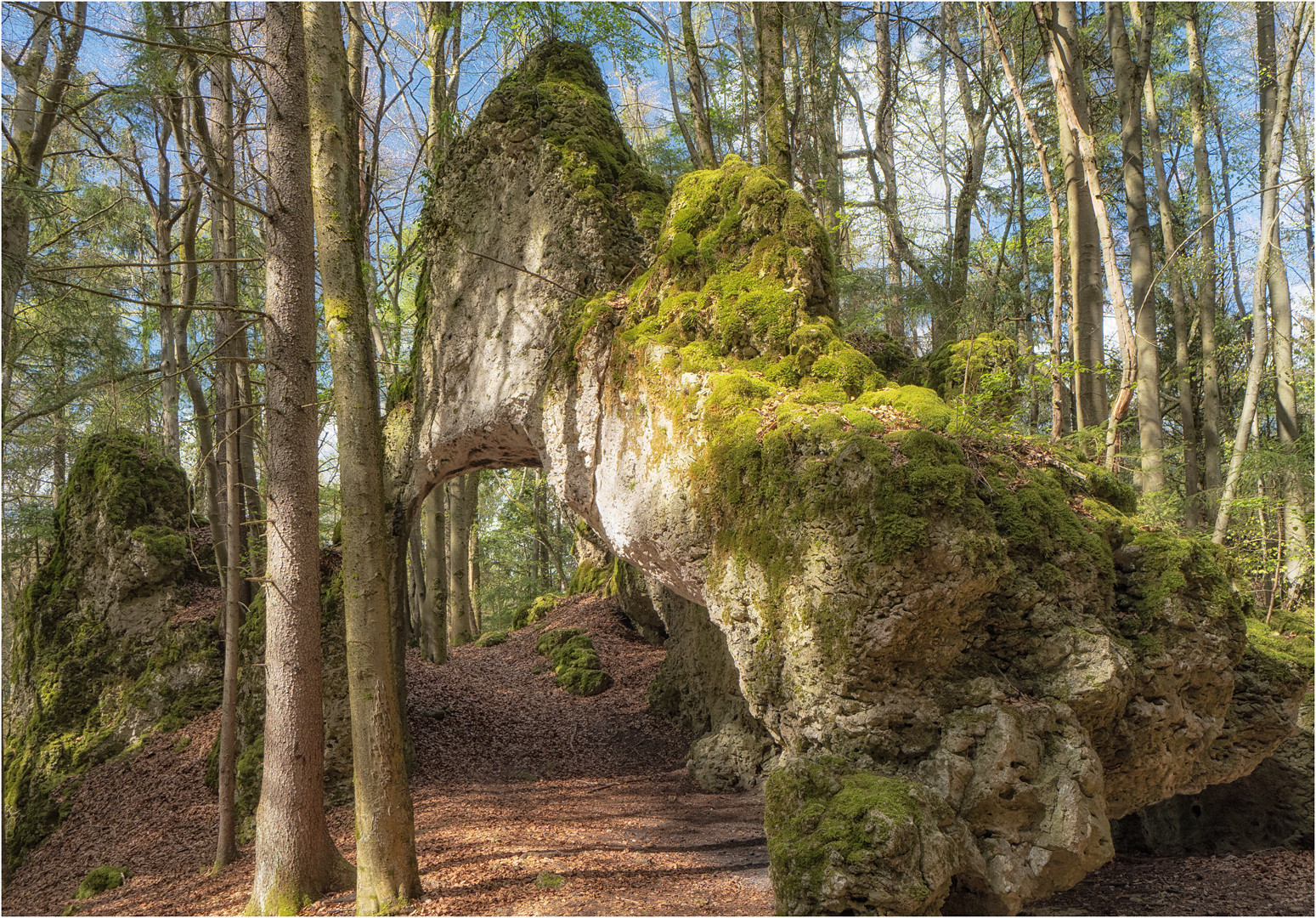 Kunstwerk der Erosion