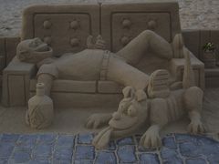 Kunstwerke aus Sand