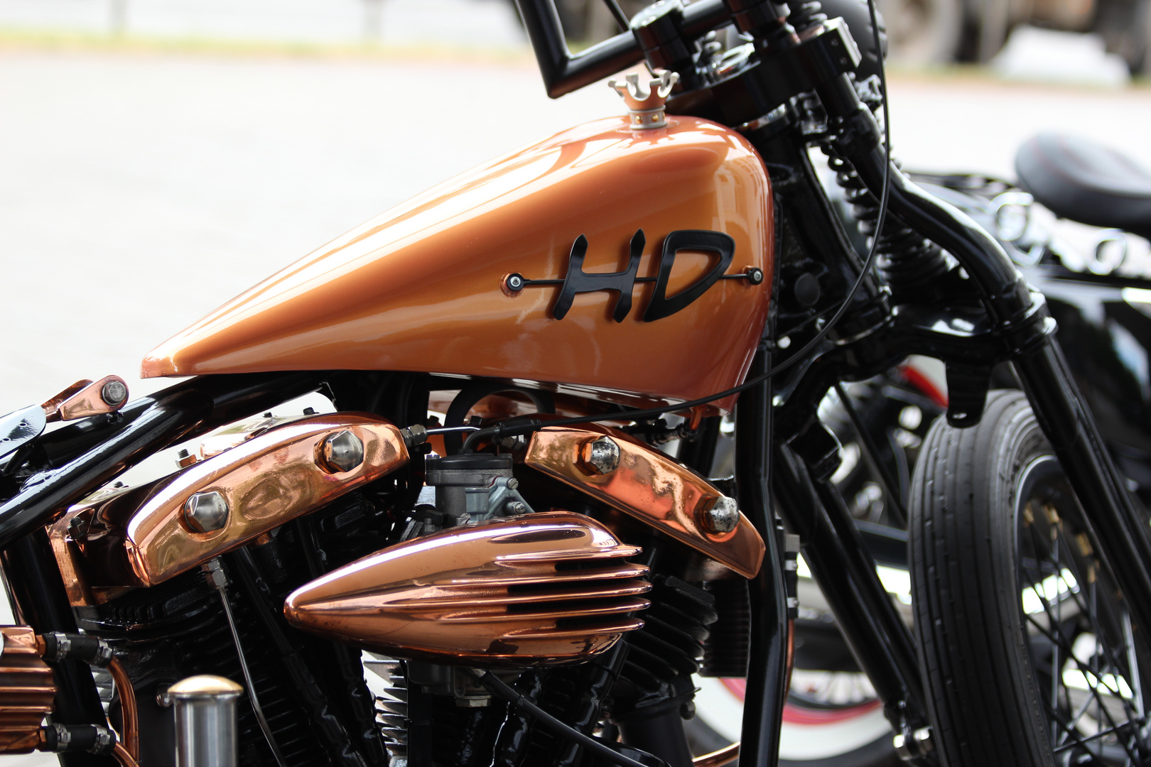 Kupfer Harley Davidson