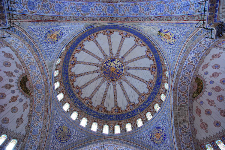 Kuppel der Blauen Moschee in Istanbul