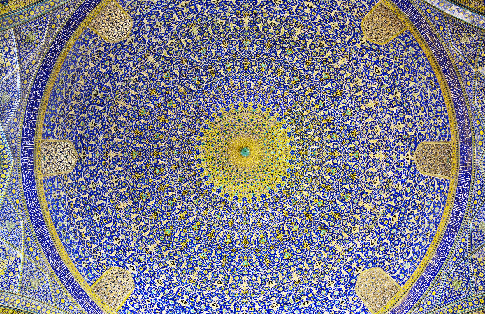 Kuppel der Imam-Moschee in Isfahan