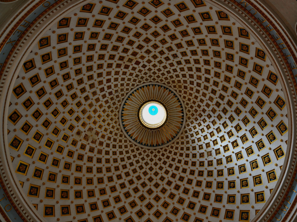 Kuppel der Rotunda in Mosta