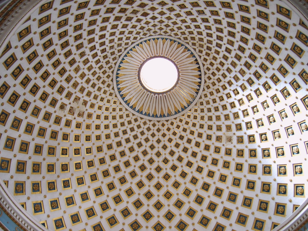 kuppel der rotunda von mosta (malta)