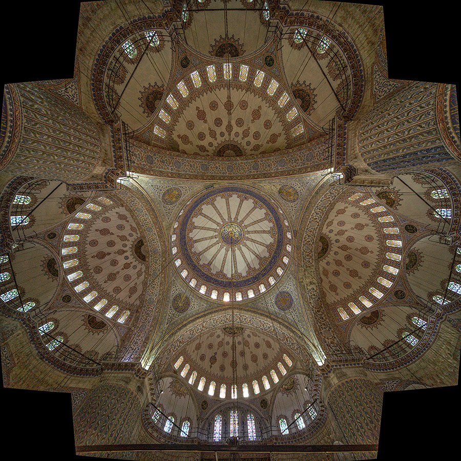 Kuppel der Sultan Ahmet Moschee