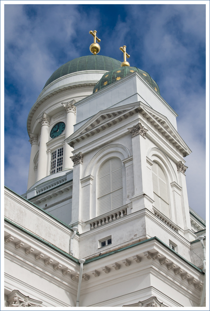 Kuppel der "white church helsinki"