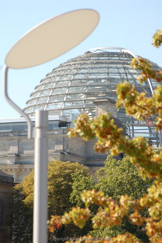 Kuppel des Berliner Reichstagsgebäudes