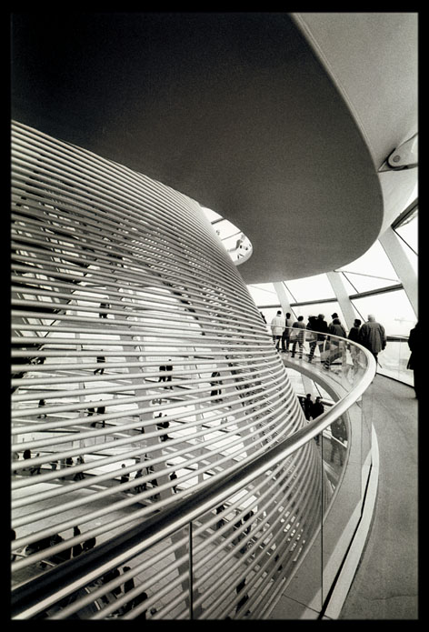 kuppel im neuen reichstag, berlin