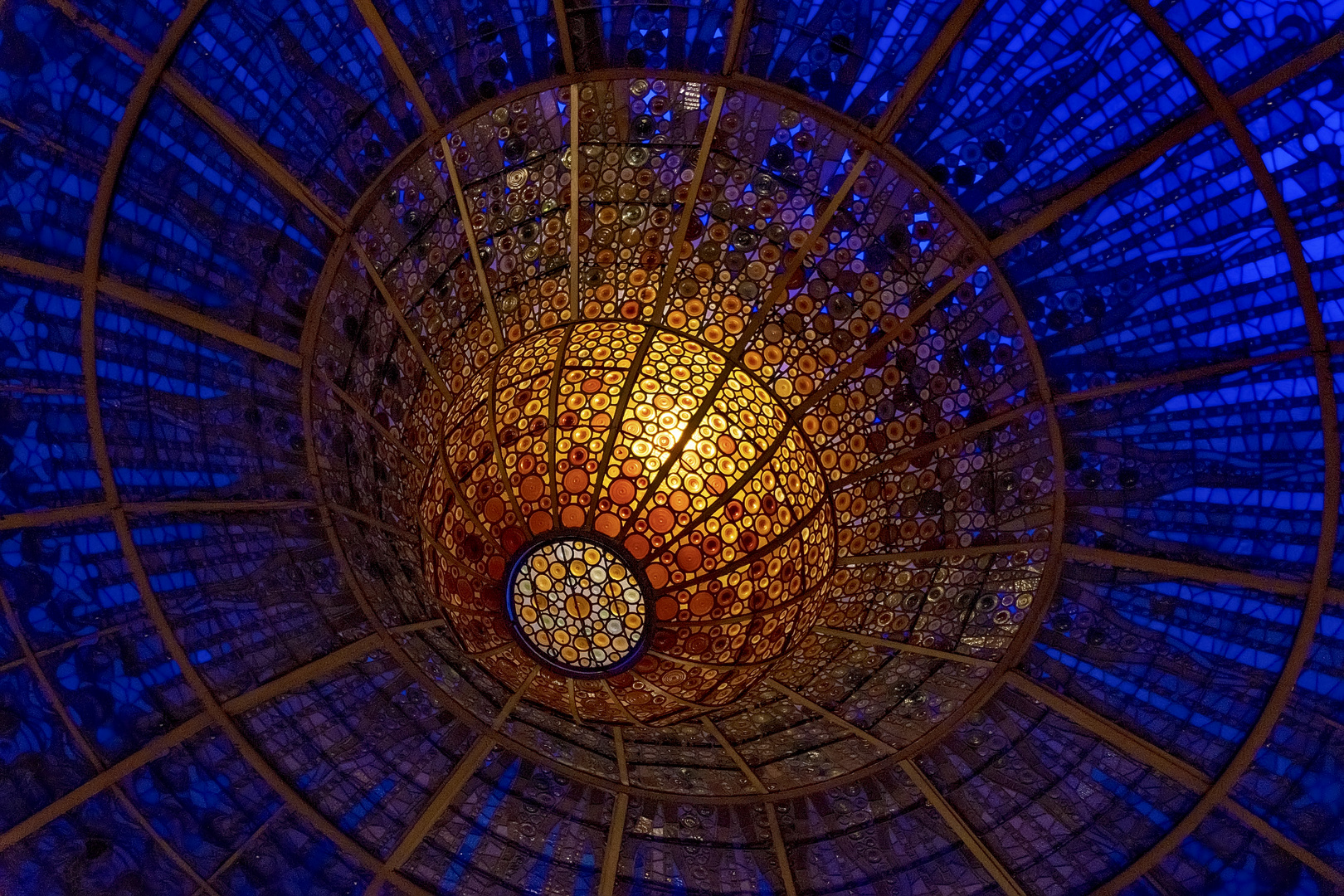 Kuppel im Palau de la Música Catalana - Barcelona