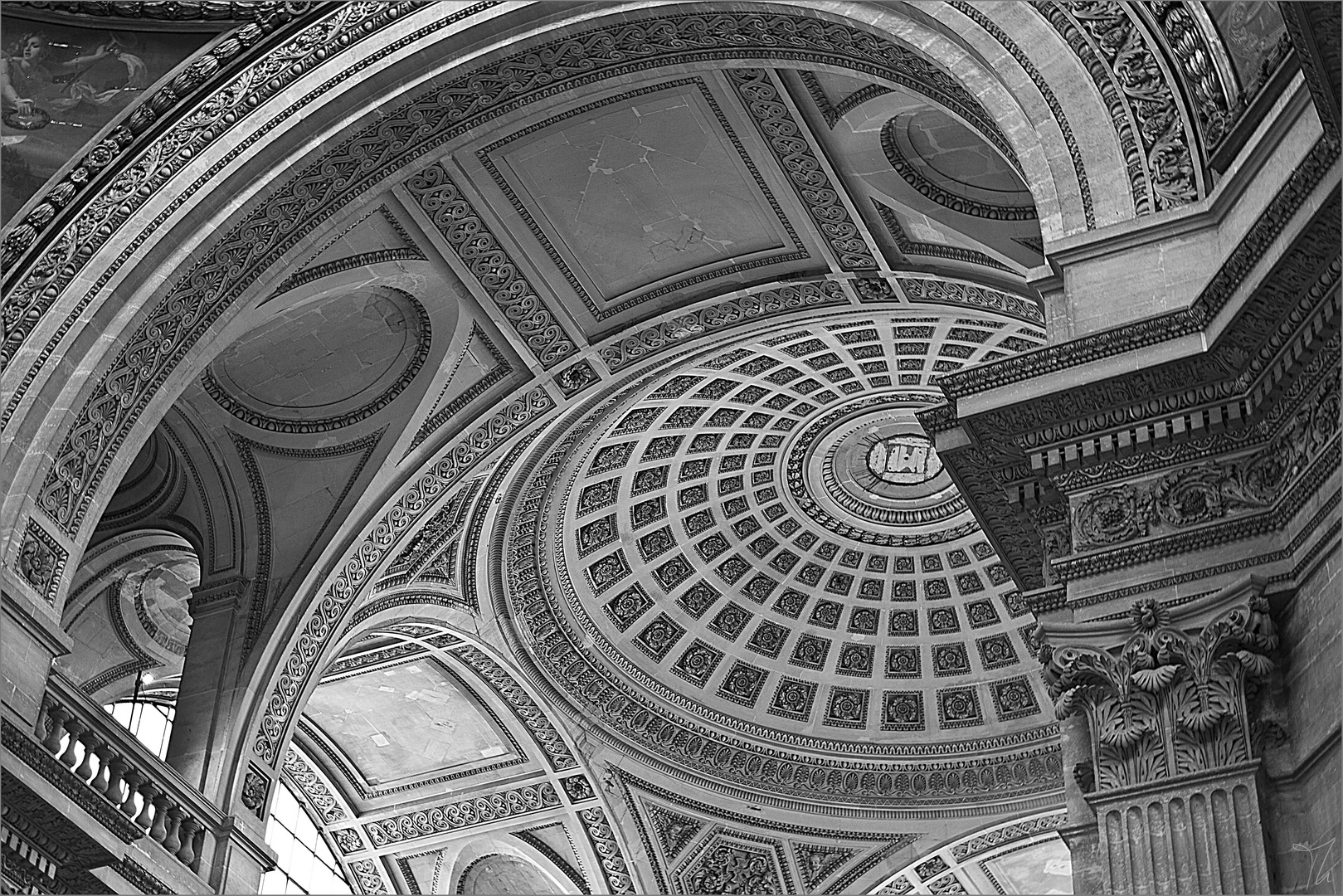 Kuppel im Pantheon in Paris