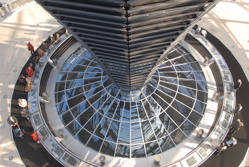 Kuppel im Reichstagsgebäude