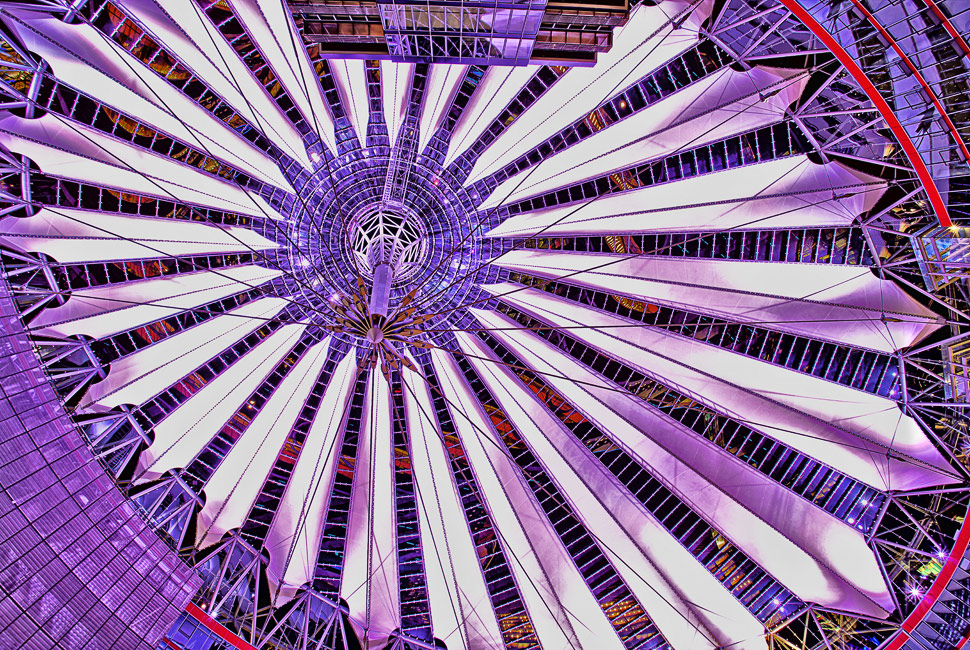 Kuppel im Sony Center Berlin