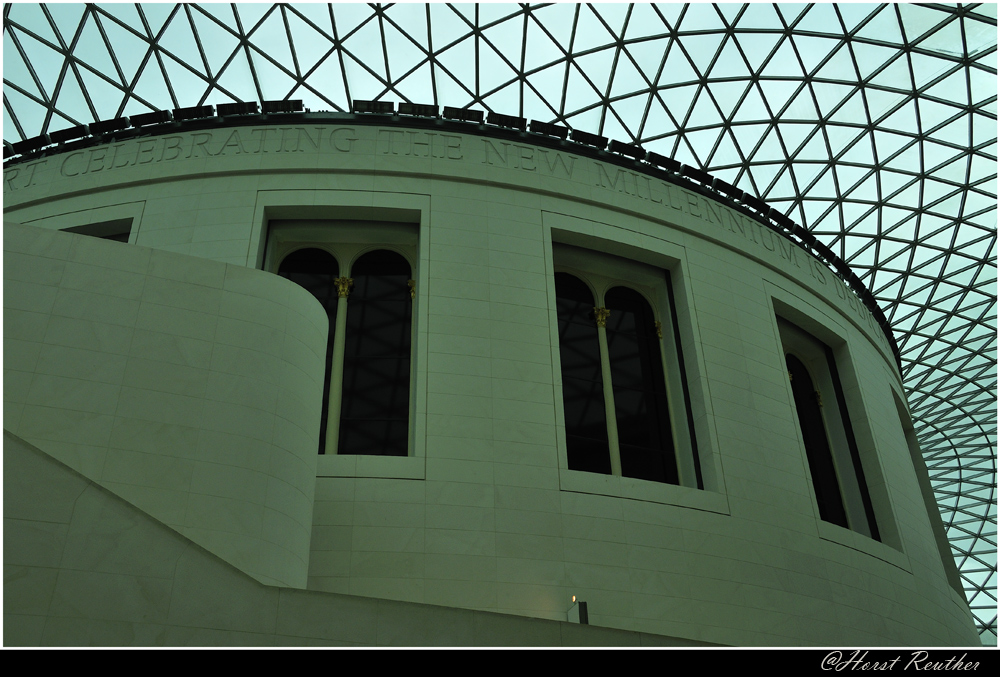 Kuppelansicht im Britischen Museum in London