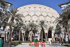 Kuppelgitter auf dem Al Wasl Plaza zur Expo 2020